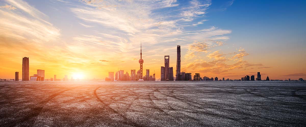 Skyline image of Shanghai