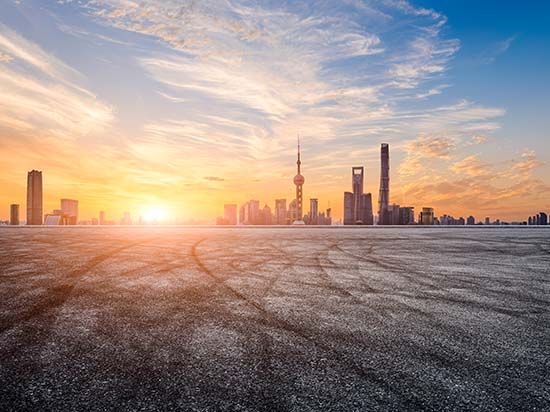 Skyline, Shanghai China Image of the skyline in Shanghai, China