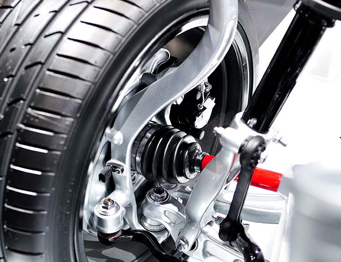 With outstanding load-bearing performance, 7050 aluminium is ideal for suspensions and anti-roll bars.