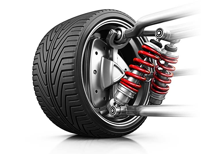 High strength 7068 aluminium alloy finds use in applications including shock absorbers.