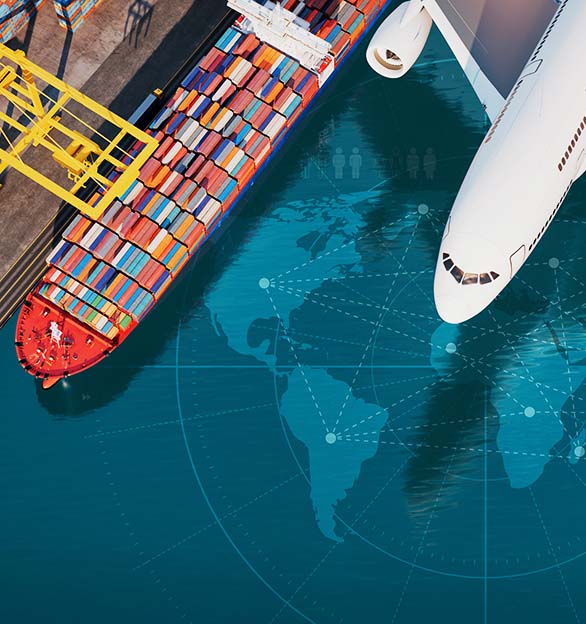 We supply engineering materials, which we ship by road, air and sea.