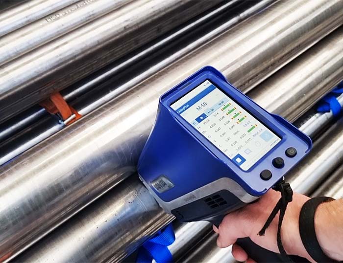 XRF material scanning helping to ensure we supply products to highest quality.