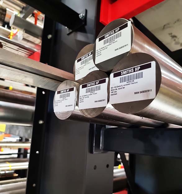 Titanium alloys offer an outstanding combination of low density with high strength.