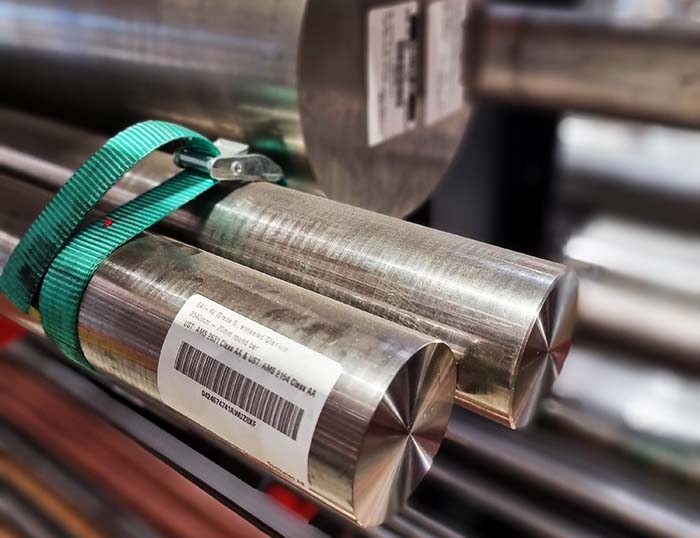 Titanium Round Bars Our stock of titanium solid round bars includes 6Al 4V (Grade 5)