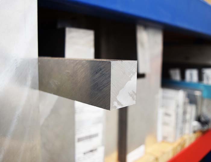 We stock aluminium square bars in various grades and incremental sizes.