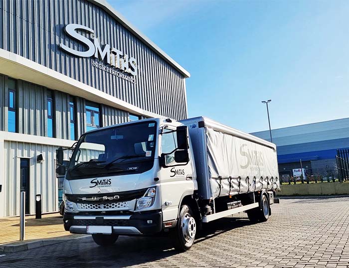 We use our dedicated fleet to ship goods domestically, or to airports and shipping ports.