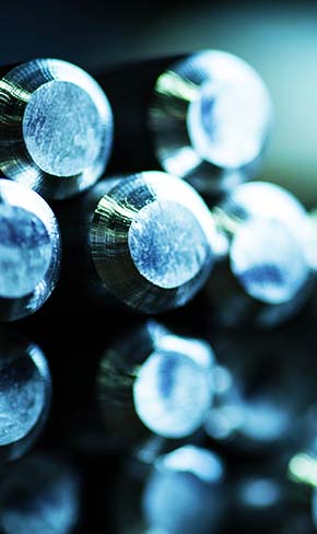 High performance steels combine strength with corrosion resistance.