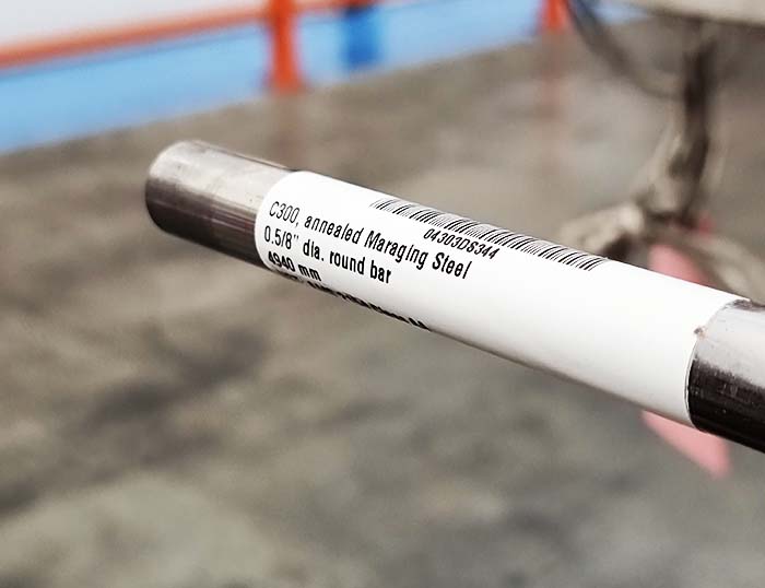 Strength and malleability are core features of maraging 300 steel.