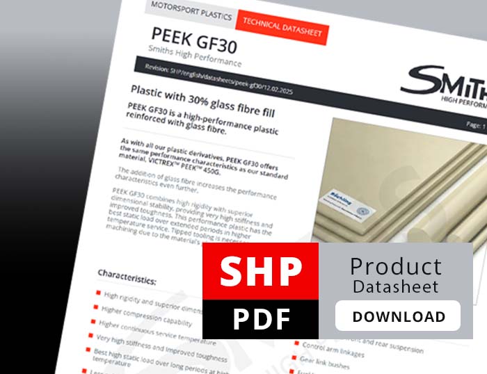Download our PEEK GF30 technical datasheet.