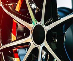 Racing wheels are manufactured from cast magnesium grades.