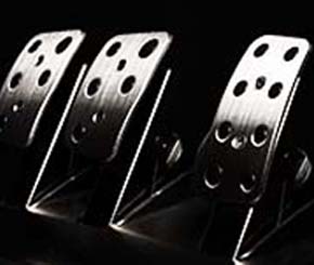 Stainless steel finds use in various motorsport applications, including racing car pedals.