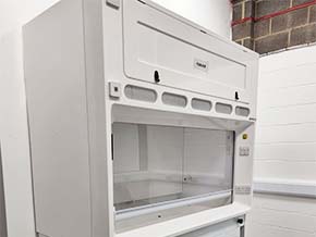 We have invested in new equipment, including a fume cupboard, where we can safely work with chemicals.