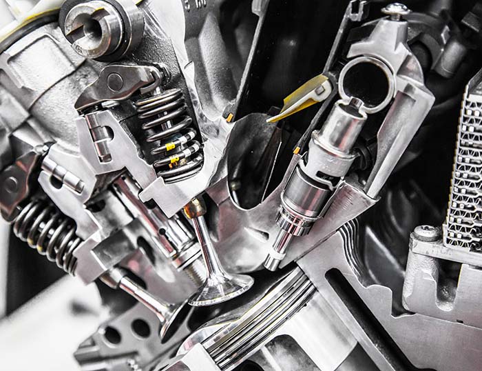 Nimonic® 115-Nickellegierung Nimonic® 115 zeichnet sich durch eine hohe Oberflächenstabilität aus. Anwendungsbeispiele sind Federn, Ventile und Motorkomponenten.