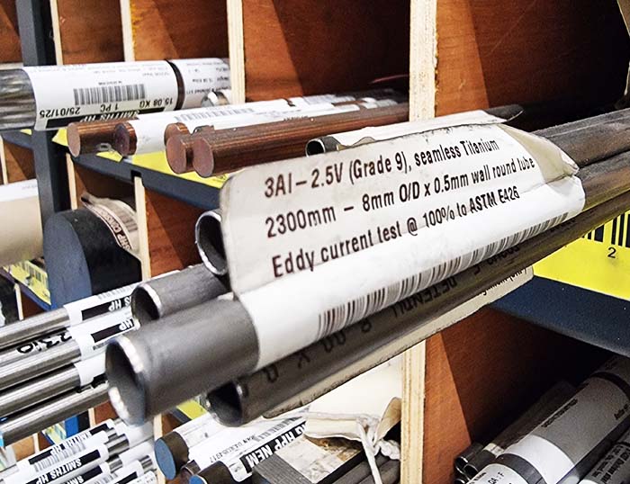 Le titane de grade 9 bénéficie d'une ductilité améliorée.