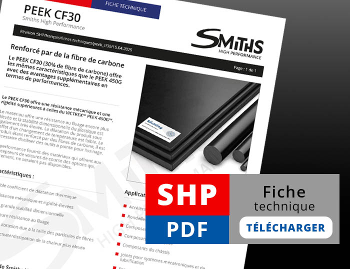 Téléchargez notre fiche technique PEEK CF30.