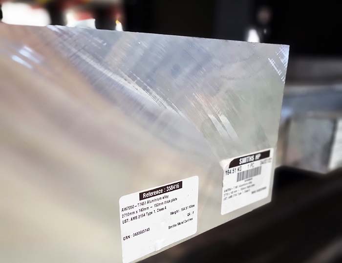 L'alluminio 7050 è un prodotto ideale per le applicazioni che richiedono una resistenza eccezionale.