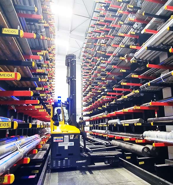 Investiamo continuamente nelle nostre infrastrutture per promuovere un'attività di stoccaggio efficiente e moderna.