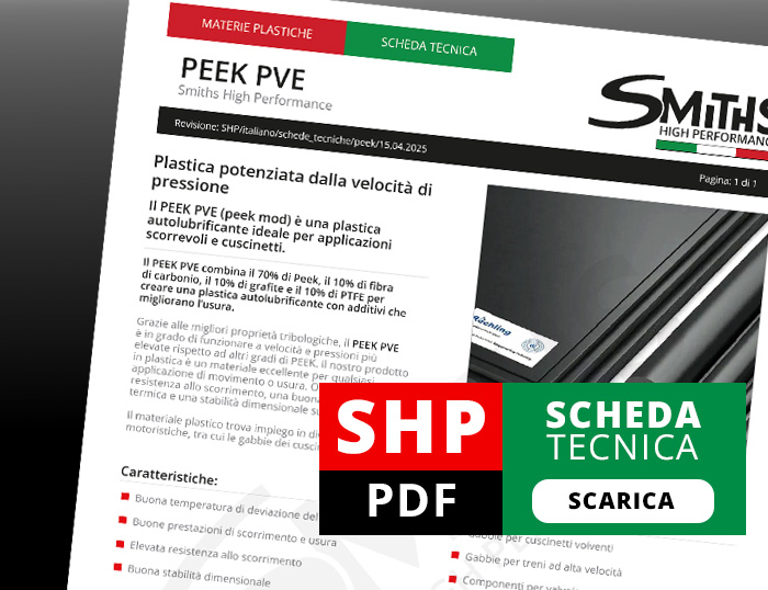 Scaricate la scheda tecnica del PEEK PVE.